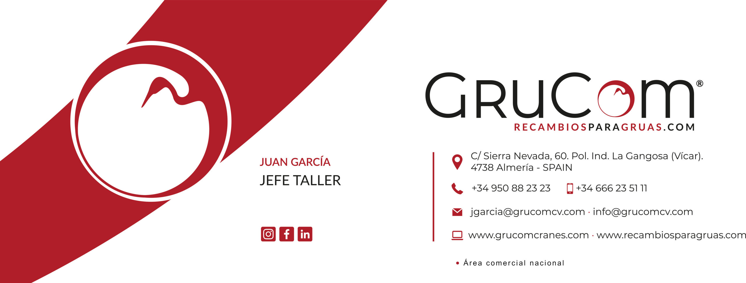 Tarjeta Grucom Juan